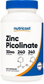 Zinc Picolinate Capsules (30 MG) (240 Capsules)